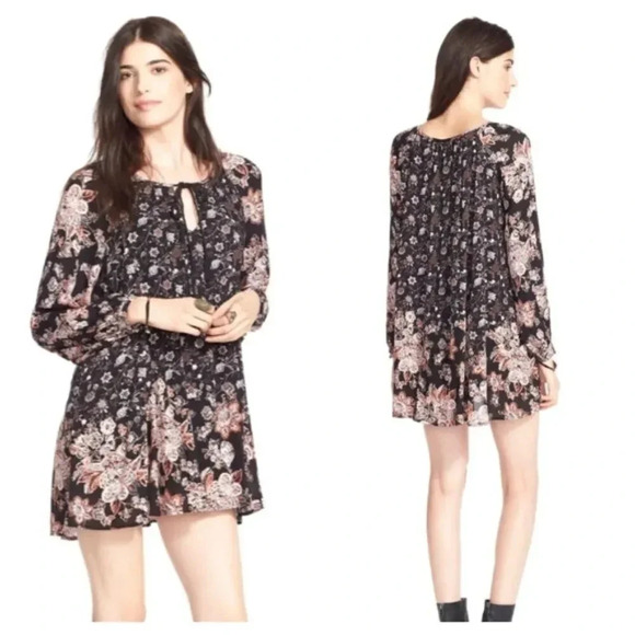 Free People Lucky Loosey Mini Dress - Picture 2 of 8